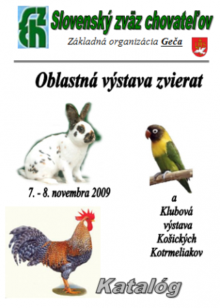 Obal katalógu 2009