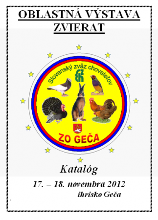 Obal katalógu 2012